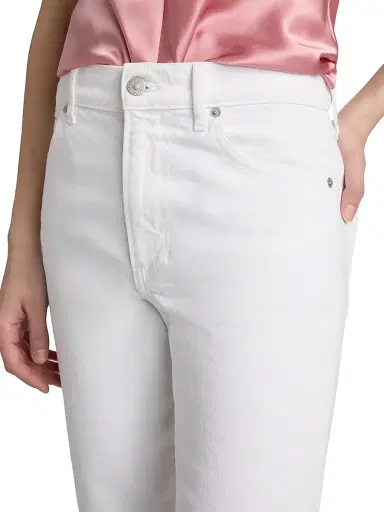 Veronica Beard Women's Leah Mid-Rise Straight-Leg Jeans | Thumbnail 6 Veronica Beard Women's Leah Mid-Rise Straight-Leg Jeans | Thumbnail 6
