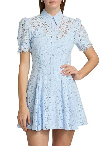 Generation Love Women's Swanetta Lace Minidress - Light Blue | Thumbnail 3 Generation Love Women's Swanetta Lace Minidress - Light Blue | Thumbnail 3