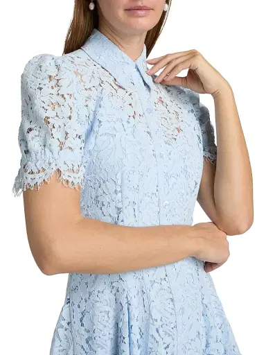 Generation Love Women's Swanetta Lace Minidress - Light Blue | Thumbnail 6 Generation Love Women's Swanetta Lace Minidress - Light Blue | Thumbnail 6