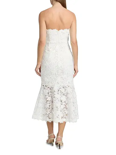 Generation Love Women's Makaia 3D Butterfly Lace Midi-Dress - White | Thumbnail 5 Generation Love Women's Makaia 3D Butterfly Lace Midi-Dress - White | Thumbnail 5