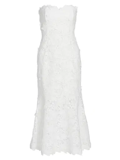 Generation Love Women's Makaia 3D Butterfly Lace Midi-Dress - White | Thumbnail 1 Generation Love Women's Makaia 3D Butterfly Lace Midi-Dress - White | Thumbnail 1