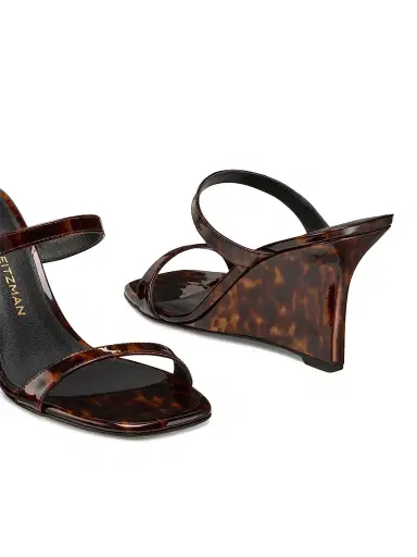 Stuart Weitzman Women's Vinnie 85MM Wedge Slide Sandals - Classic | Thumbnail 4 Stuart Weitzman Women's Vinnie 85MM Wedge Slide Sandals - Classic | Thumbnail 4