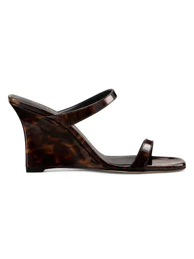 Stuart Weitzman Women's Vinnie 85MM Wedge Slide Sandals - Classic | Thumbnail 1 Stuart Weitzman Women's Vinnie 85MM Wedge Slide Sandals - Classic | Thumbnail 1
