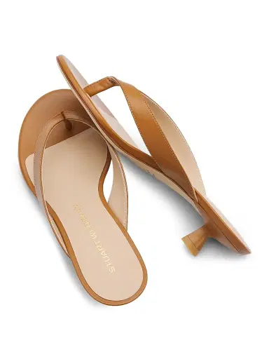 Stuart Weitzman Women's Rio 35MM Sleek Sandals - Boho Tan - Size 9.5 | Thumbnail 6 Stuart Weitzman Women's Rio 35MM Sleek Sandals - Boho Tan - Size 9.5 | Thumbnail 6
