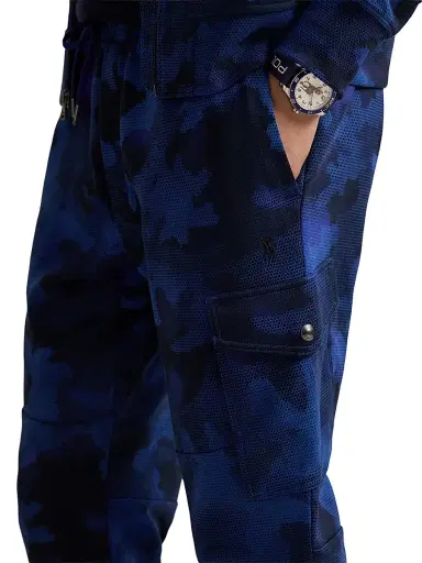 Polo Ralph Lauren Men's Double-Knit Tech Jogger Sweatpants - Spy Camo - Size Small | Thumbnail 5 Polo Ralph Lauren Men's Double-Knit Tech Jogger Sweatpants - Spy Camo - Size Small | Thumbnail 5