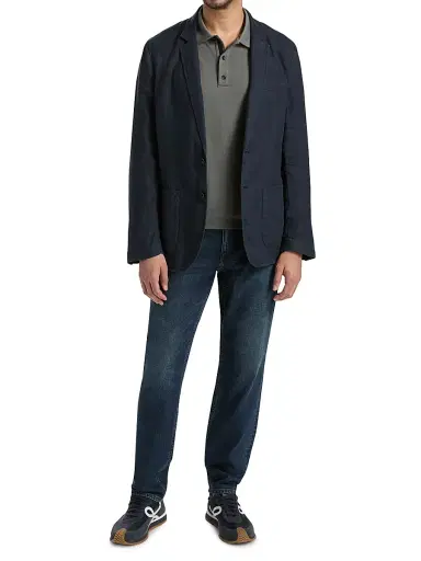 rag & bone Men's Butler Patch Pocket Linen Blazer - Salute | Thumbnail 2 rag & bone Men's Butler Patch Pocket Linen Blazer - Salute | Thumbnail 2