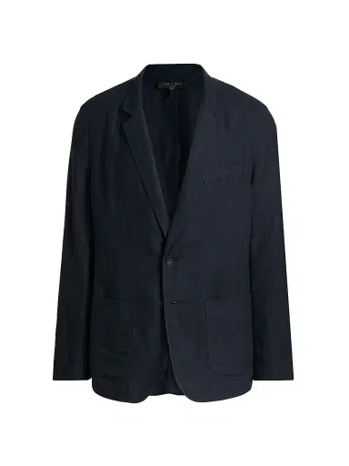rag & bone Men's Butler Patch Pocket Linen Blazer - Salute | Thumbnail 1 rag & bone Men's Butler Patch Pocket Linen Blazer - Salute | Thumbnail 1