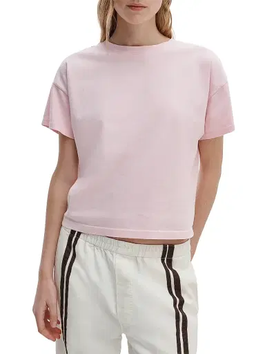 rag & bone Women's Kelly Distressed Washed Boxy T-Shirt - Peony | Thumbnail 3 rag & bone Women's Kelly Distressed Washed Boxy T-Shirt - Peony | Thumbnail 3