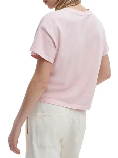 rag & bone Women's Kelly Distressed Washed Boxy T-Shirt - Peony | Thumbnail 5 rag & bone Women's Kelly Distressed Washed Boxy T-Shirt - Peony | Thumbnail 5