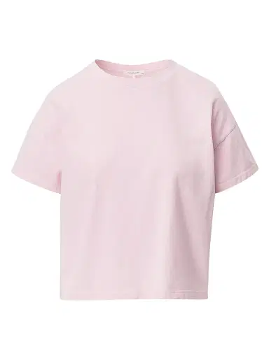 rag & bone Women's Kelly Distressed Washed Boxy T-Shirt - Peony | Thumbnail 1 rag & bone Women's Kelly Distressed Washed Boxy T-Shirt - Peony | Thumbnail 1