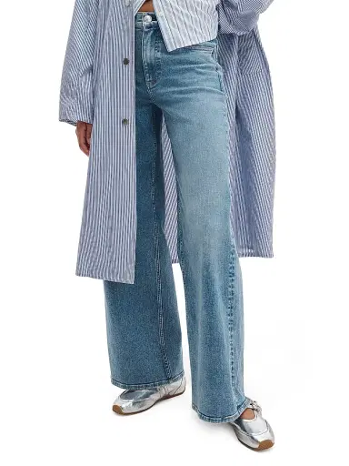 rag & bone Women's Flexi Andi Wide-Leg Jeans - Lyon | Thumbnail 3 rag & bone Women's Flexi Andi Wide-Leg Jeans - Lyon | Thumbnail 3