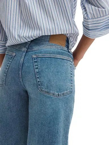 rag & bone Women's Flexi Andi Wide-Leg Jeans - Lyon | Thumbnail 5 rag & bone Women's Flexi Andi Wide-Leg Jeans - Lyon | Thumbnail 5
