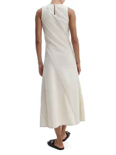 rag & bone Women's Lisbon Ultra-Featherweight Midi-Dress - Ecru | Thumbnail 4 rag & bone Women's Lisbon Ultra-Featherweight Midi-Dress - Ecru | Thumbnail 4