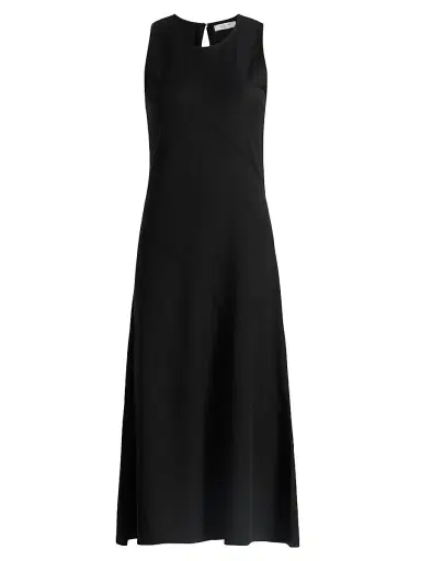 rag & bone Women's Mica Bias-Cut Midi-Dress - Black | Thumbnail 1 rag & bone Women's Mica Bias-Cut Midi-Dress - Black | Thumbnail 1