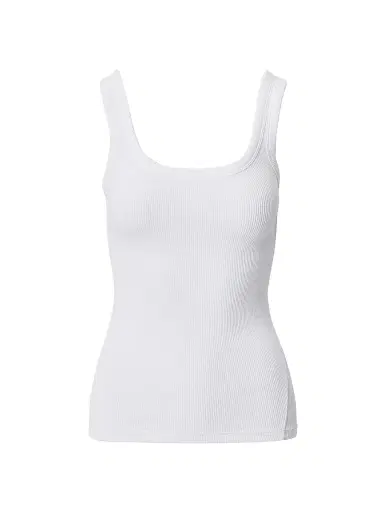 rag & bone Women's The Essential Rib-Knit Tank - White | Thumbnail 1 rag & bone Women's The Essential Rib-Knit Tank - White | Thumbnail 1