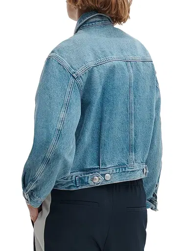 rag & bone Women's Marie Denim Trucker Jacket - Everglade | Thumbnail 4 rag & bone Women's Marie Denim Trucker Jacket - Everglade | Thumbnail 4
