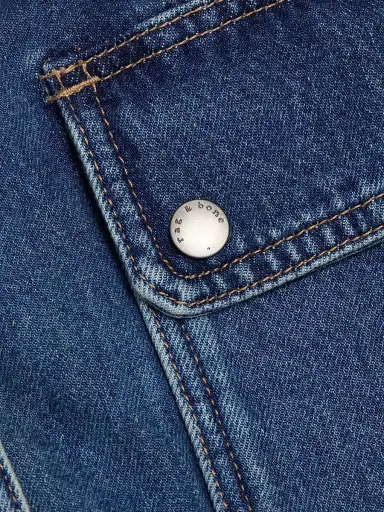 rag & bone Women's Sophia Stand Collar Denim Jacket - Easton | Thumbnail 7 rag & bone Women's Sophia Stand Collar Denim Jacket - Easton | Thumbnail 7