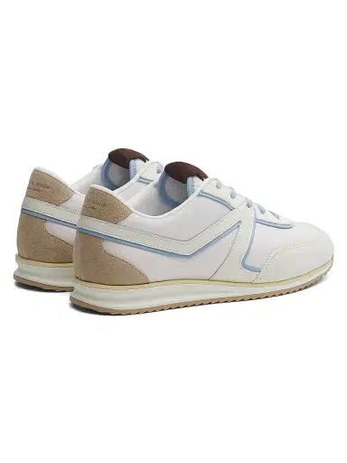 rag & bone Women's Retro Low-Top Leather Trainer Sneakers - White | Thumbnail 3 rag & bone Women's Retro Low-Top Leather Trainer Sneakers - White | Thumbnail 3