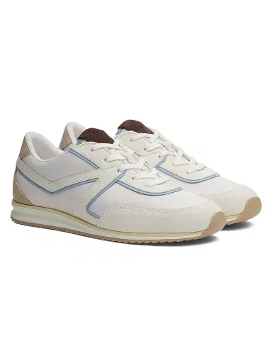 rag & bone Women's Retro Low-Top Leather Trainer Sneakers - White | Thumbnail 4 rag & bone Women's Retro Low-Top Leather Trainer Sneakers - White | Thumbnail 4