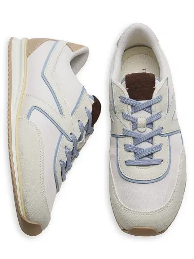 rag & bone Women's Retro Low-Top Leather Trainer Sneakers - White | Thumbnail 5 rag & bone Women's Retro Low-Top Leather Trainer Sneakers - White | Thumbnail 5