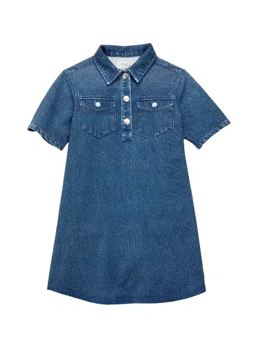 rag & bone Baby Girl's, Little Girl's & Girl's Miramar A-Line Minidress - Kona | Thumbnail 1 rag & bone Baby Girl's, Little Girl's & Girl's Miramar A-Line Minidress - Kona | Thumbnail 1