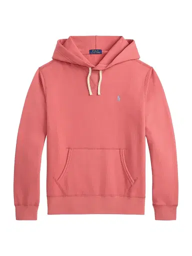 Polo Ralph Lauren Men's Cotton-Blend Fleece Hoodie - Red Sky | Thumbnail 1 Polo Ralph Lauren Men's Cotton-Blend Fleece Hoodie - Red Sky | Thumbnail 1