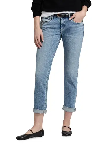 rag & bone Women's Dre Slim Low-Rise Boyfriend Jeans - Redwood | Thumbnail 3 rag & bone Women's Dre Slim Low-Rise Boyfriend Jeans - Redwood | Thumbnail 3