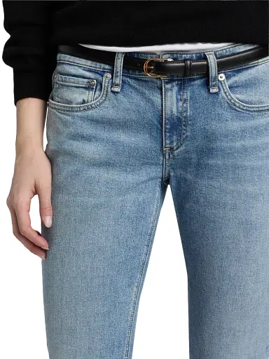 rag & bone Women's Dre Slim Low-Rise Boyfriend Jeans - Redwood | Thumbnail 6 rag & bone Women's Dre Slim Low-Rise Boyfriend Jeans - Redwood | Thumbnail 6