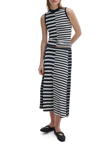 rag & bone Women's The Knit Mixed Stripe Tank - Salute Multi | Thumbnail 2 rag & bone Women's The Knit Mixed Stripe Tank - Salute Multi | Thumbnail 2
