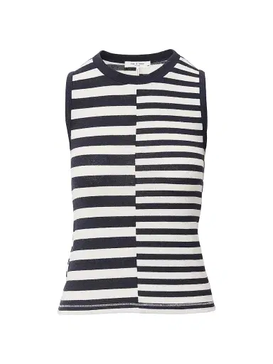 rag & bone Women's The Knit Mixed Stripe Tank - Salute Multi | Thumbnail 1 rag & bone Women's The Knit Mixed Stripe Tank - Salute Multi | Thumbnail 1