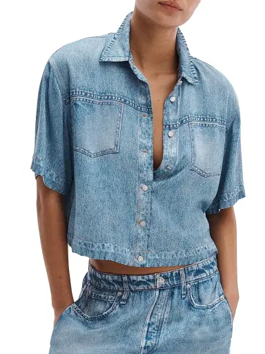 rag & bone Women's rb Miramar Slink Abby Button-Front Top - Murray | Thumbnail 3 rag & bone Women's rb Miramar Slink Abby Button-Front Top - Murray | Thumbnail 3