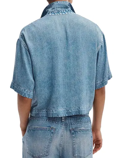 rag & bone Women's rb Miramar Slink Abby Button-Front Top - Murray | Thumbnail 4 rag & bone Women's rb Miramar Slink Abby Button-Front Top - Murray | Thumbnail 4