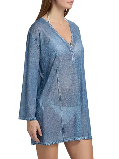 rag & bone Women's rb Miramar Mesh Cover-Up Dress - Minetta | Thumbnail 4 rag & bone Women's rb Miramar Mesh Cover-Up Dress - Minetta | Thumbnail 4