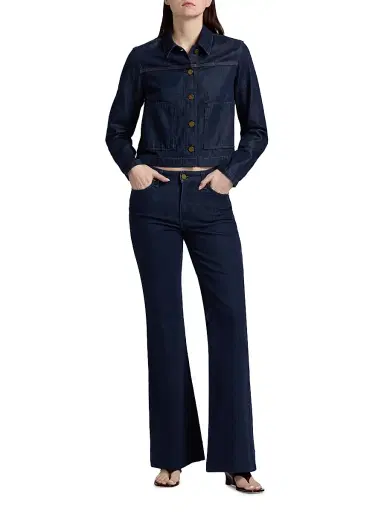 rag & bone Women's Ruby Flare Jeans - Nightfall Rinse | Thumbnail 2 rag & bone Women's Ruby Flare Jeans - Nightfall Rinse | Thumbnail 2