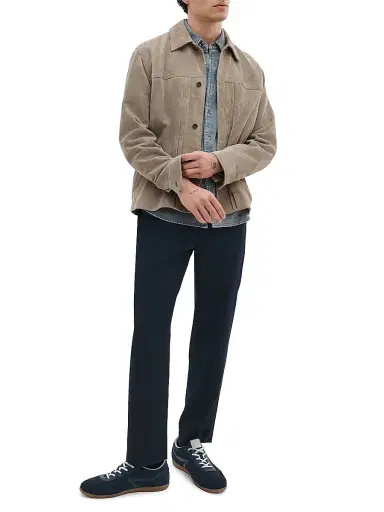 rag & bone Men's Dwight Suede Jacket - Mink | Thumbnail 2 rag & bone Men's Dwight Suede Jacket - Mink | Thumbnail 2