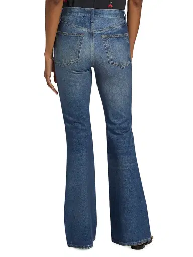 rag & bone Women's rb Miramar Ponte Dahlia Mid-Rise Flare Pants - Cosmo | Thumbnail 5 rag & bone Women's rb Miramar Ponte Dahlia Mid-Rise Flare Pants - Cosmo | Thumbnail 5