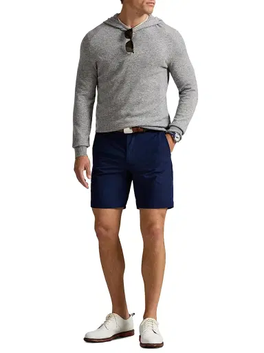 Polo Ralph Lauren Men's Tab Waist Tailored Shorts - Refined Navy | Thumbnail 2 Polo Ralph Lauren Men's Tab Waist Tailored Shorts - Refined Navy | Thumbnail 2