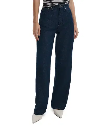 rag & bone Women's Logan Featherweight Wide-Leg Jeans - Duskrinse | Thumbnail 3 rag & bone Women's Logan Featherweight Wide-Leg Jeans - Duskrinse | Thumbnail 3
