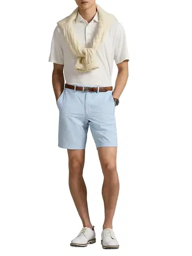 Polo Ralph Lauren Men's Classic Floral Flat Front Shorts - Wedge Floral Office Blue | Thumbnail 2 Polo Ralph Lauren Men's Classic Floral Flat Front Shorts - Wedge Floral Office Blue | Thumbnail 2