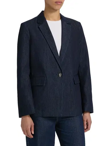 rag & bone Women's Jennie Denim Blazer - Indigo | Thumbnail 4 rag & bone Women's Jennie Denim Blazer - Indigo | Thumbnail 4