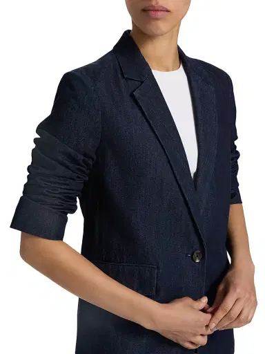 rag & bone Women's Jennie Denim Blazer - Indigo | Thumbnail 6 rag & bone Women's Jennie Denim Blazer - Indigo | Thumbnail 6