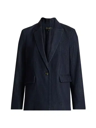 rag & bone Women's Jennie Denim Blazer - Indigo | Thumbnail 1 rag & bone Women's Jennie Denim Blazer - Indigo | Thumbnail 1