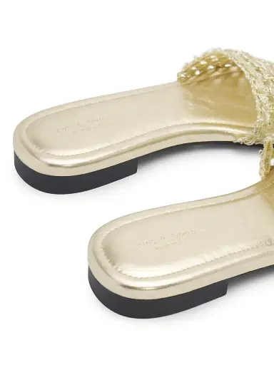 rag & bone Women's Ellie Woven Strap Slides | Thumbnail 3 rag & bone Women's Ellie Woven Strap Slides | Thumbnail 3