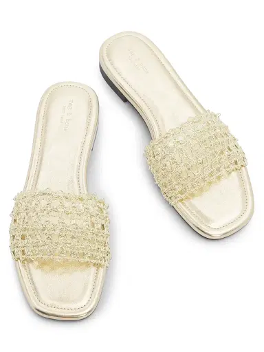 rag & bone Women's Ellie Woven Strap Slides | Thumbnail 4 rag & bone Women's Ellie Woven Strap Slides | Thumbnail 4