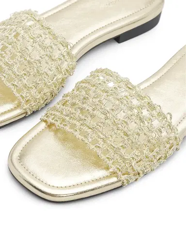 rag & bone Women's Ellie Woven Strap Slides | Thumbnail 6 rag & bone Women's Ellie Woven Strap Slides | Thumbnail 6