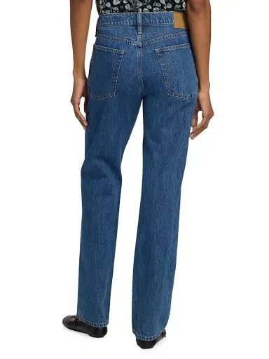 rag & bone Women's Harlow Low-Rise Full Straight-Fit Jeans - Park | Thumbnail 5 rag & bone Women's Harlow Low-Rise Full Straight-Fit Jeans - Park | Thumbnail 5