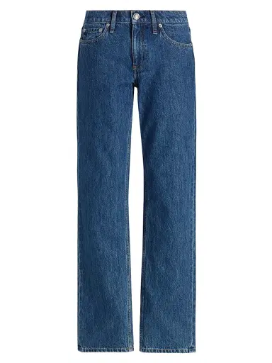 rag & bone Women's Harlow Low-Rise Full Straight-Fit Jeans - Park | Thumbnail 1 rag & bone Women's Harlow Low-Rise Full Straight-Fit Jeans - Park | Thumbnail 1