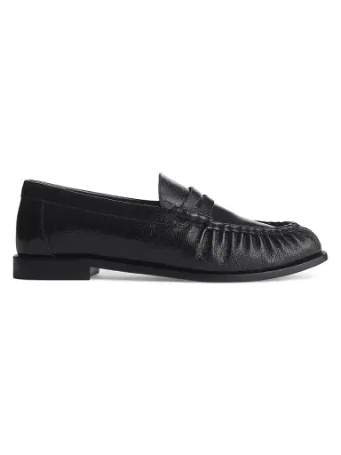 rag & bone Women's Lexi Leather Penny Loafers - Black | Thumbnail 1 rag & bone Women's Lexi Leather Penny Loafers - Black | Thumbnail 1