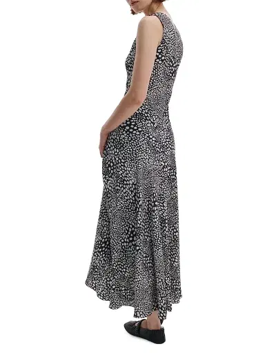 rag & bone Women's Sinead Printed Maxi Dress - Black Leopard | Thumbnail 4 rag & bone Women's Sinead Printed Maxi Dress - Black Leopard | Thumbnail 4