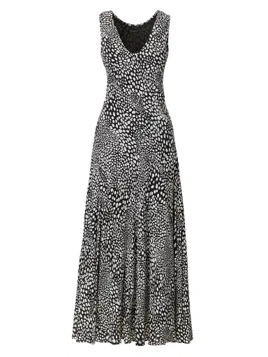 rag & bone Women's Sinead Printed Maxi Dress - Black Leopard | Thumbnail 1 rag & bone Women's Sinead Printed Maxi Dress - Black Leopard | Thumbnail 1